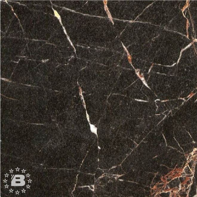 Фальш-панель Мрамор марквина черный Кристалл 3000*600*5 в Краснодаре